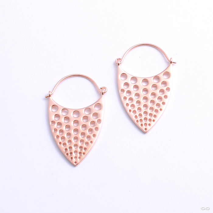 Nirvana Earrings from Tether Jewelry in rose gold