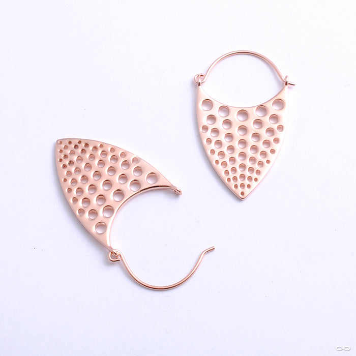 Nirvana Earrings from Tether Jewelry in rose gold