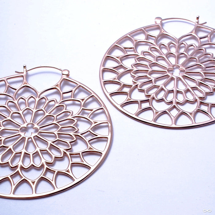 Notre Dame Earrings from Tawapa in Rose Gold
