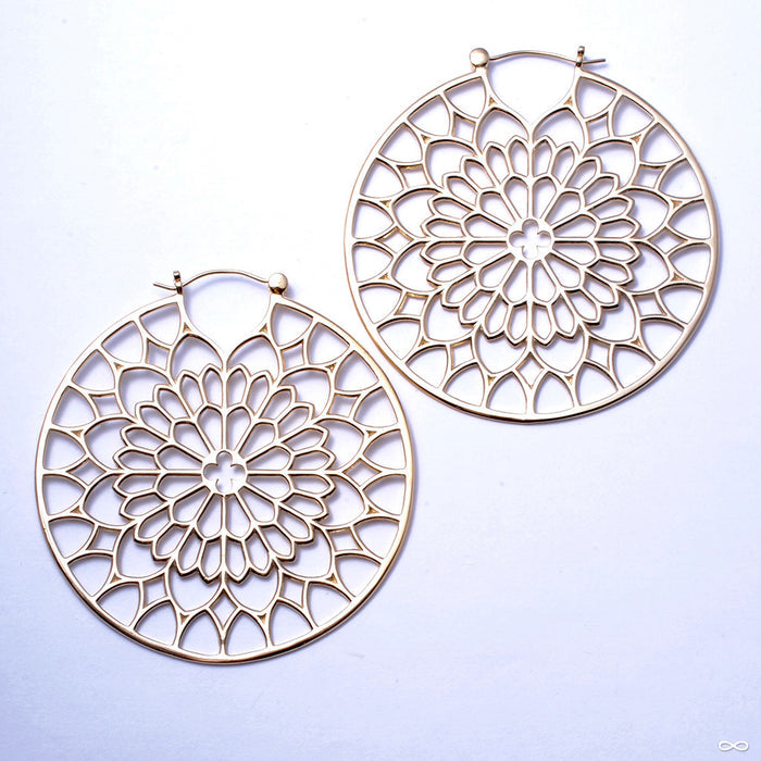 Notre Dame Earrings from Tawapa in Yellow Gold