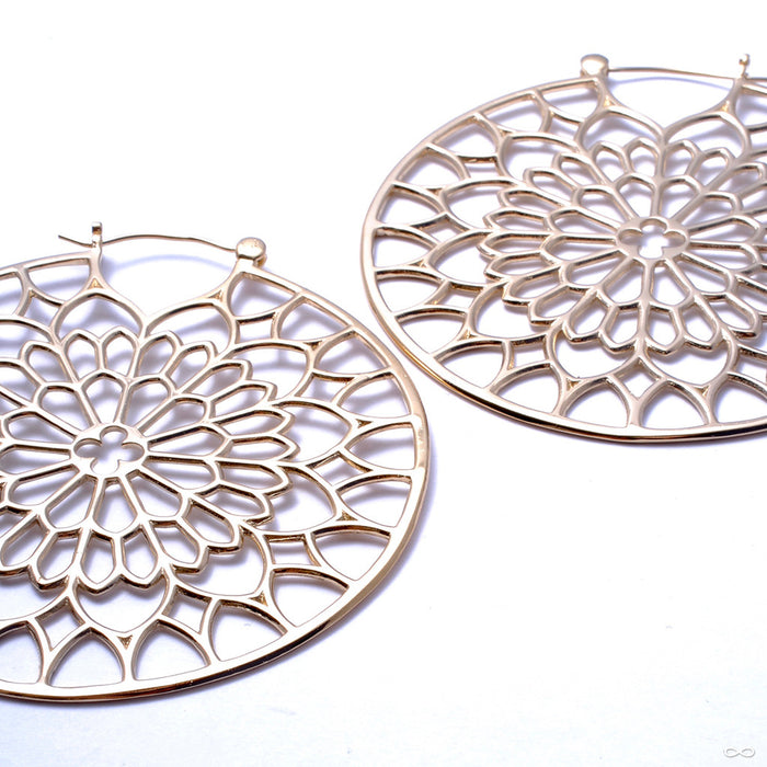 Notre Dame Earrings from Tawapa in Yellow Gold