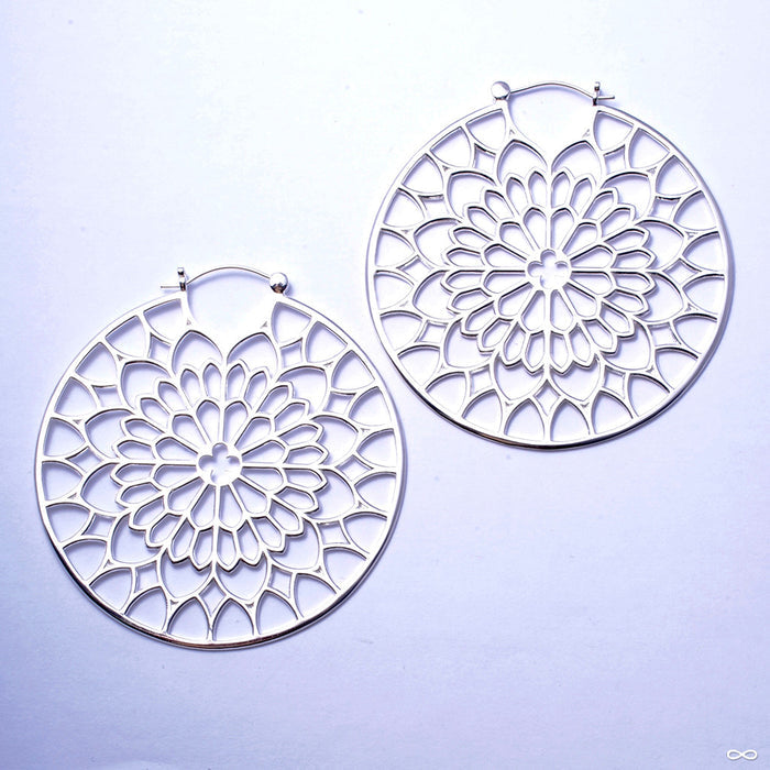 Notre Dame Earrings from Tawapa in Silver