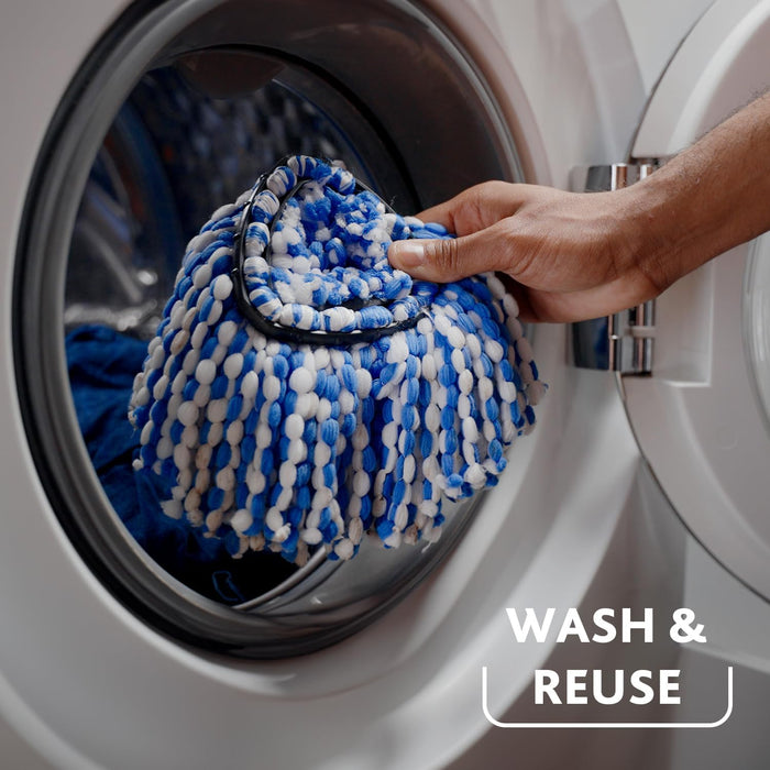 O-Cedar RinseClean Spin Mop & Bucket System | Clean with Water | Removes 99% of Bacteria