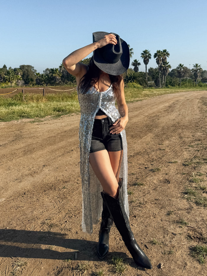 Oasis Nights Sequin Maxi Tank - Final Sale - Stitch And Feather
