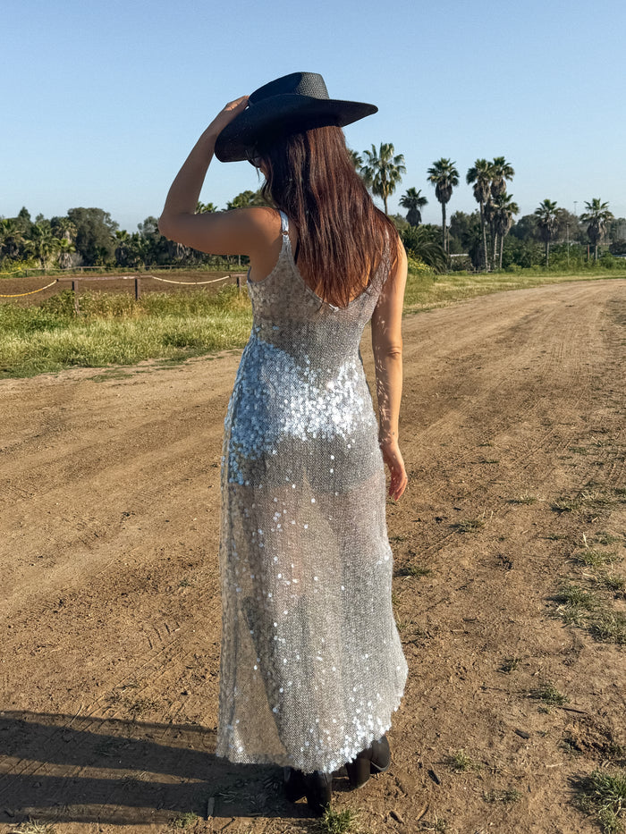 Oasis Nights Sequin Maxi Tank - Final Sale - Stitch And Feather