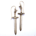 Oathkeeper Earrings from Maya Jewelry in Brass