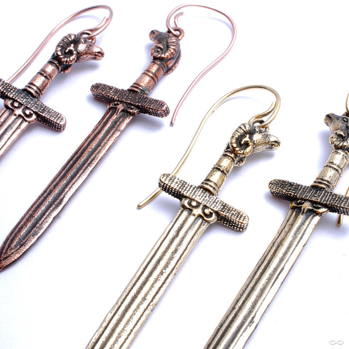 Oathkeeper Earrings from Maya Jewelry in Assorted Metals