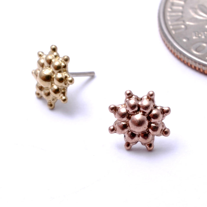 October Burst Press-fit End in Gold from Regalia in assorted materials