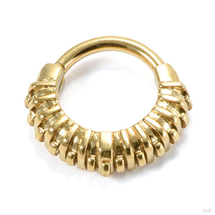 Omni Clicker from Tether Jewelry in yellow gold