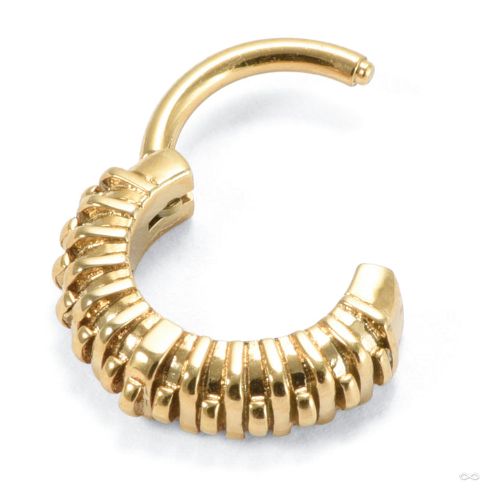 Omni Clicker from Tether Jewelry in yellow gold