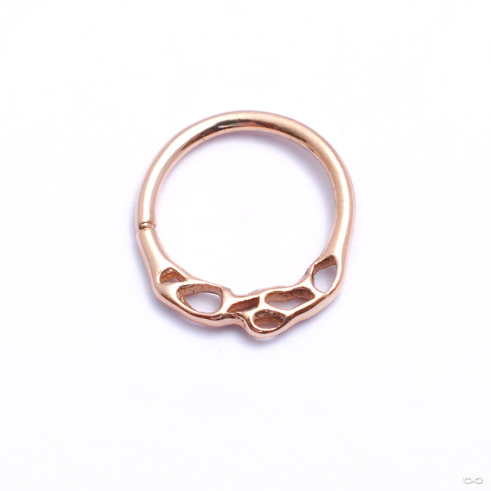 Otherworldly Seam Ring in Gold from Pupil Hall in rose gold