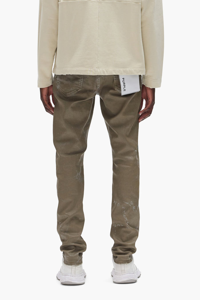 Fracture Coated Stretch Skinny Denim in various sizes, featuring a low rise and premium cotton blend.