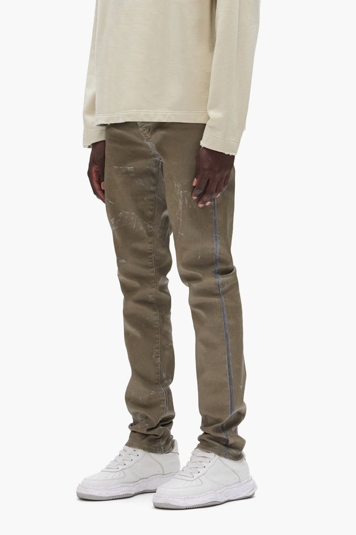 P001 Fracture Coated Stretch Skinny Denim in various sizes for men