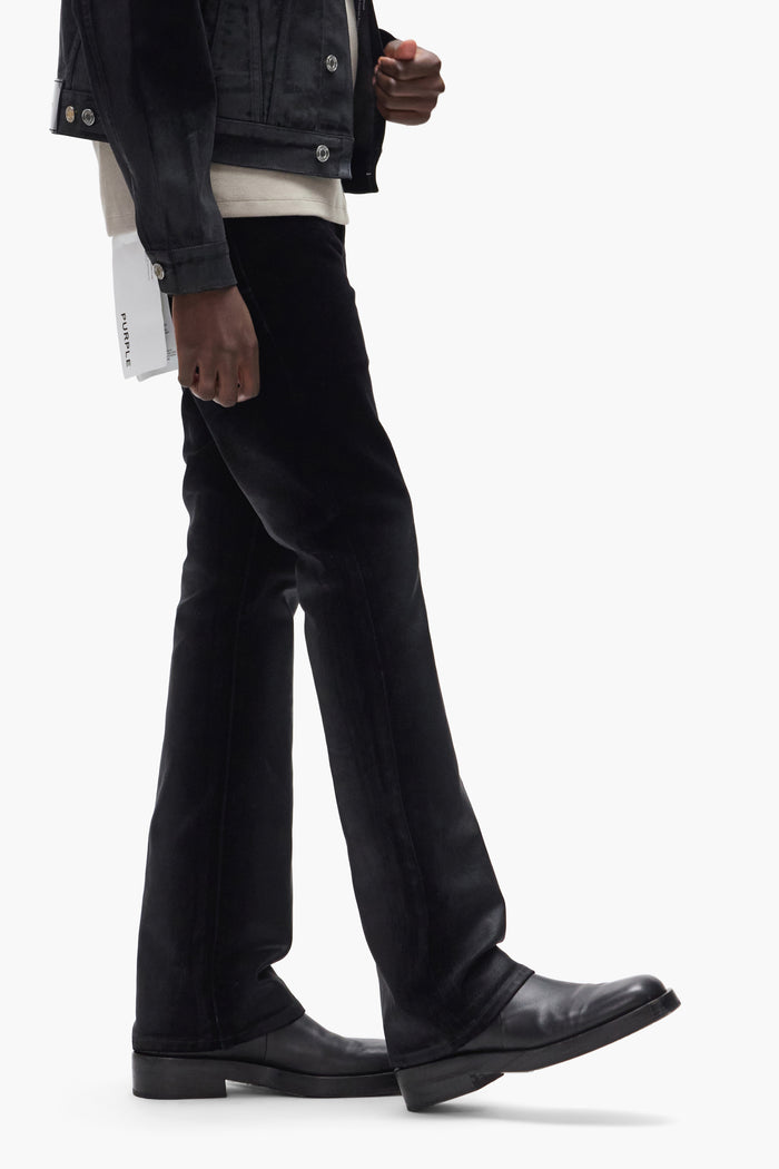 P004 Flock Dipped low rise premium stretch denim with 5 pocket styling, available in sizes 28-40.
