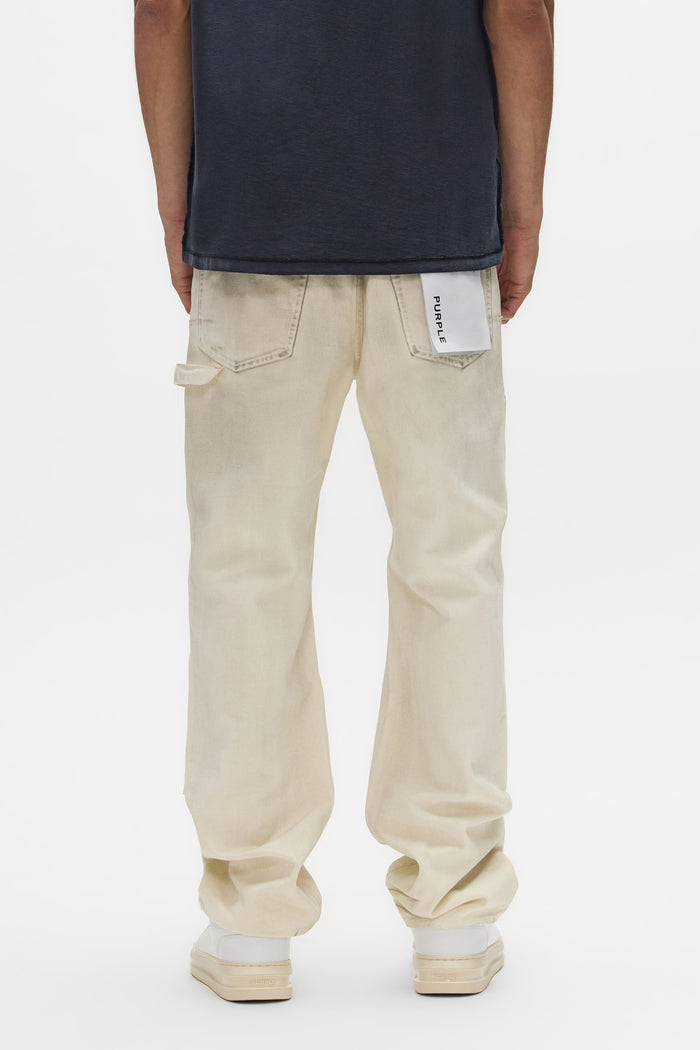 P015 Canvas Carpenter pants with relaxed fit, mid rise, and reinforced belt loops