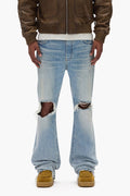 P026 Lucca Fade bootcut denim in vintage wash, available in multiple sizes.