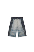P070 Upside Down Short, wide leg, 100% cotton, featured in digital print design.
