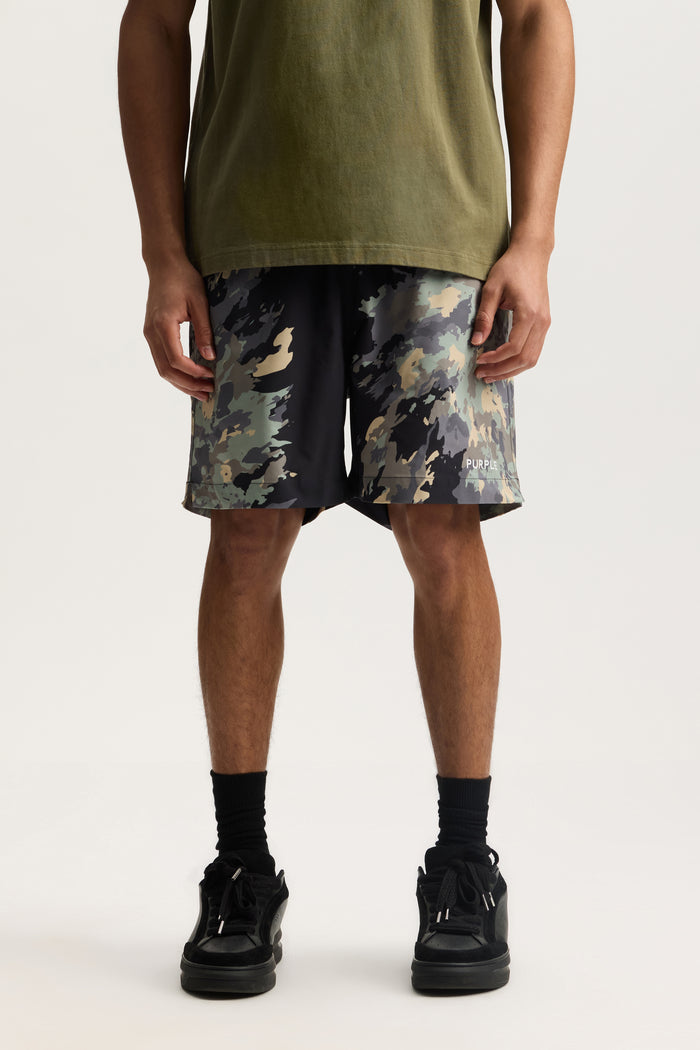 Paint Camo All Around Short, swimwear, regular fit, elastic waistband, 100% polyester