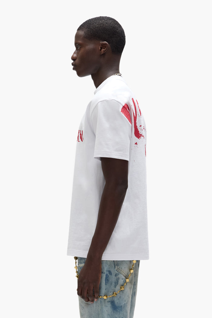 Painted Wordmark Tee in heavyweight jersey with regular fit and screen print design