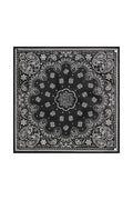 Paisley Leather Bandana made of 100% lamb leather, designed for rodeo 2026 events.