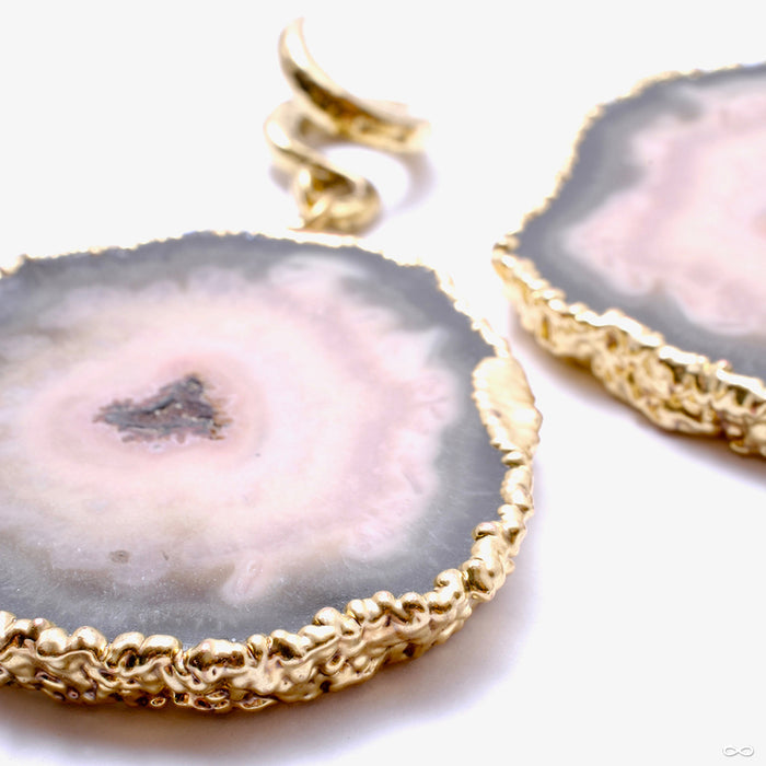 Pale Pink Stalactite Dangles from Diablo Organics