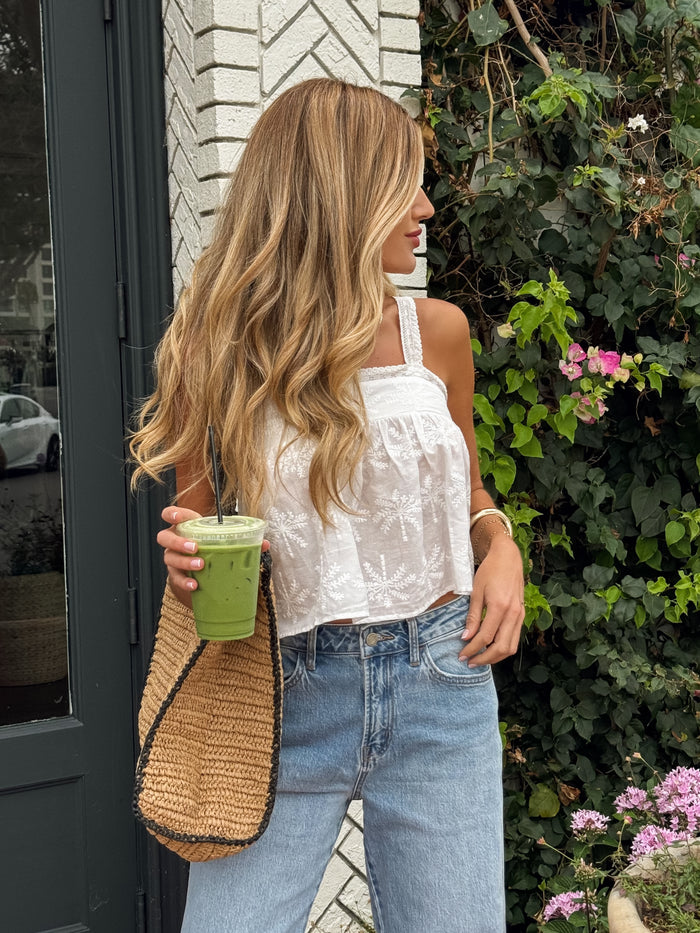 Palm Beach Babydoll Top - Stitch And Feather