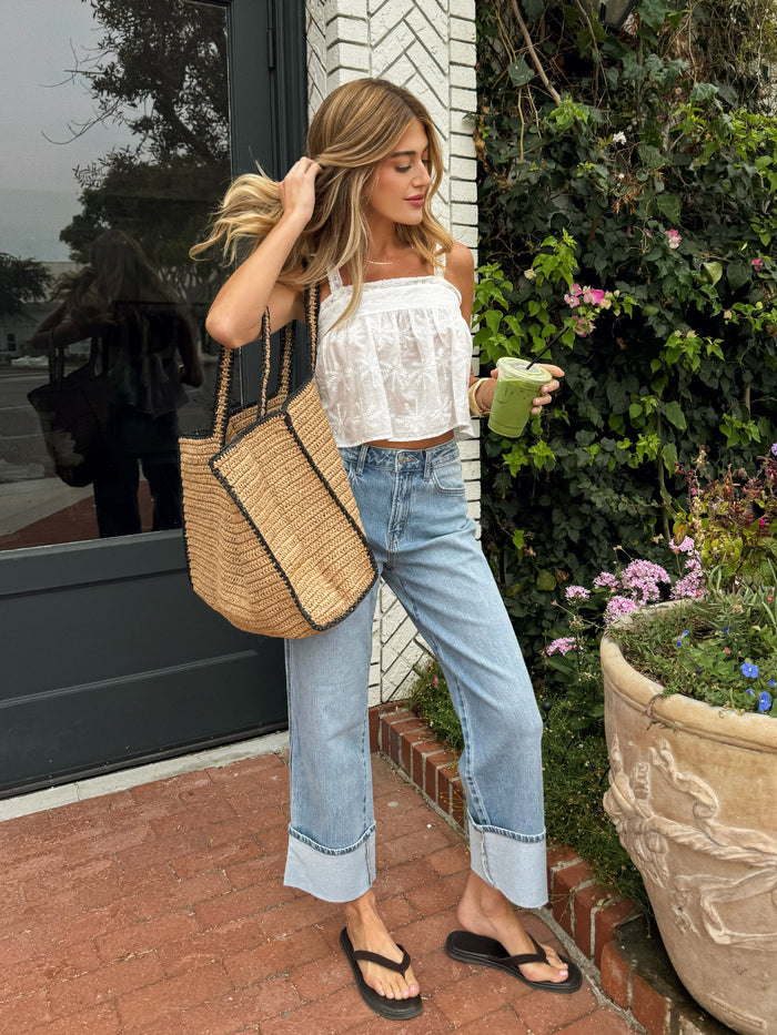 Palm Beach Babydoll Top - Stitch And Feather