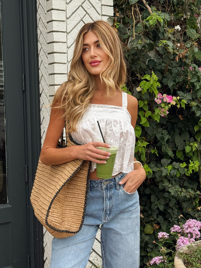 Palm Beach Babydoll Top - Stitch And Feather