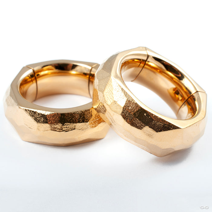 Paradox Weights from Tether Jewelry in yellow gold plated steel