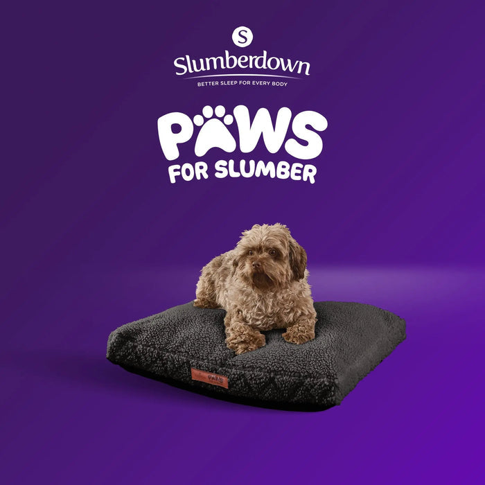 Paws for Slumber Sherpa Fleece Pet Bed Slumberdown