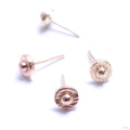 Polka with Dottie Press-fit End in Gold from Pupil Hall in assorted materials