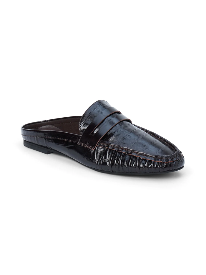 Porta Loafer Mules in Espresso - Stitch And Feather