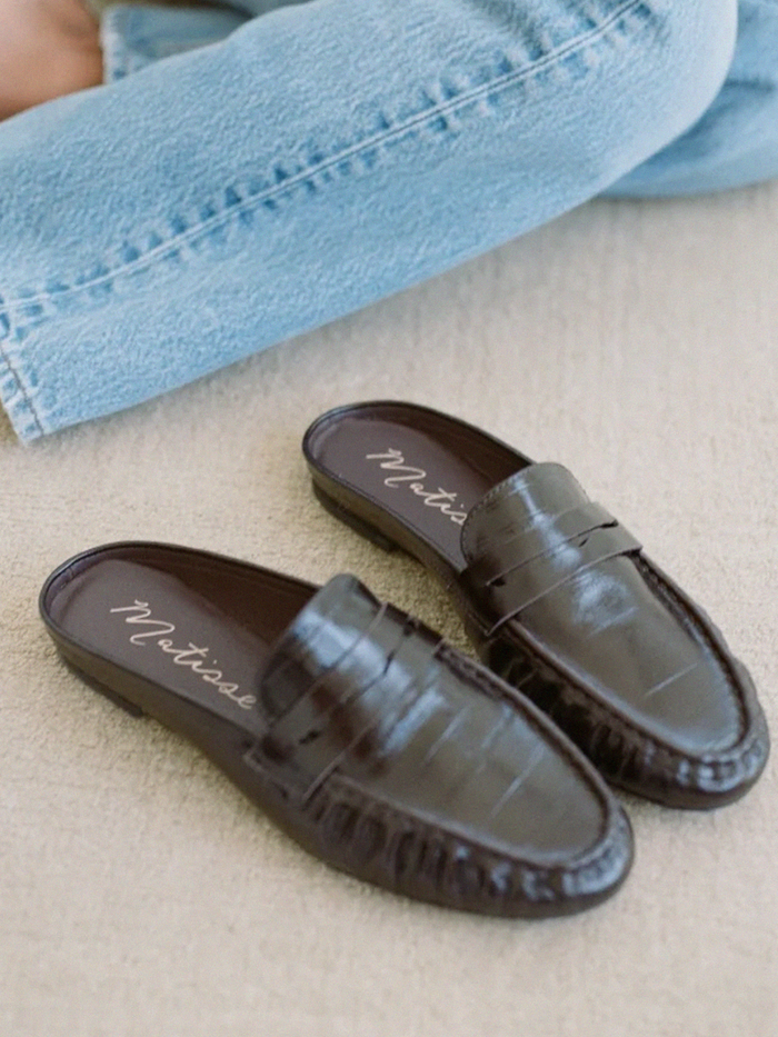 Porta Loafer Mules in Espresso - Stitch And Feather