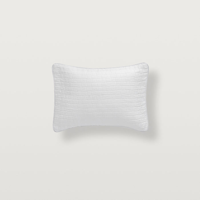 Portia Boudoir sham in the color white #color_white