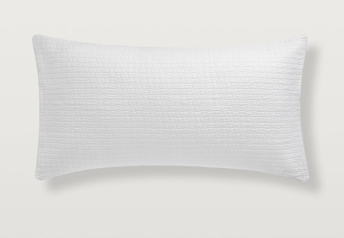 Portia king sham in the color white #color_white