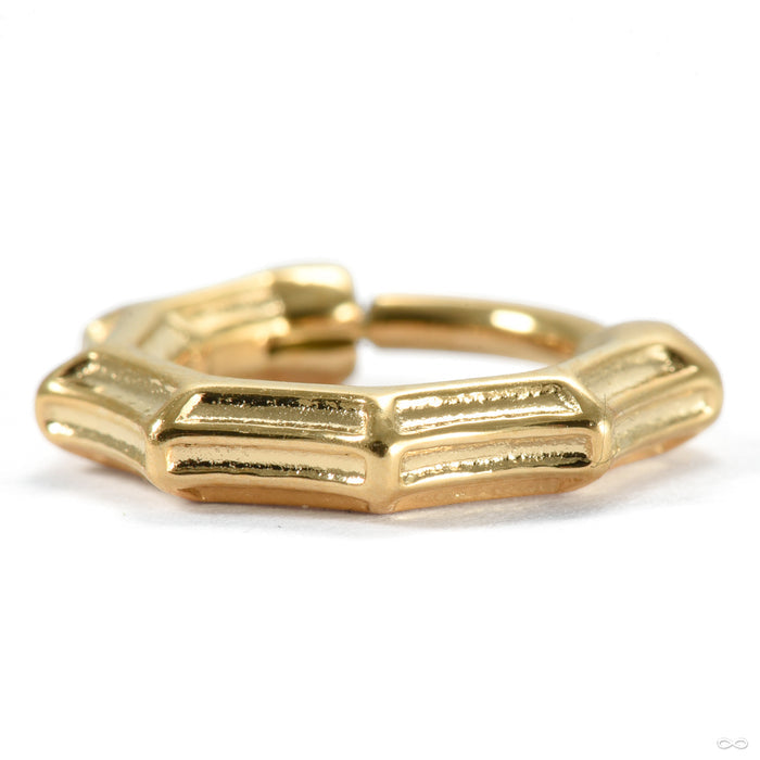 Prana Clicker from Tether Jewelry in yellow gold