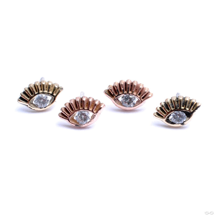 Protector Press-fit End in Gold from Maya Jewelry in assorted materials