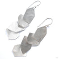 Quad Cascading Earrings from Diablo Organics in silver