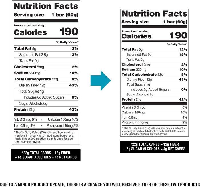 Quest Nutrition Chocolate Chip Cookie Dough Protein Bars, High Protein, Low Carb, Gluten Free, Keto Friendly, 12 Count