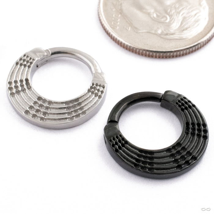 Quin Clicker from Tether Jewelry in assorted materials