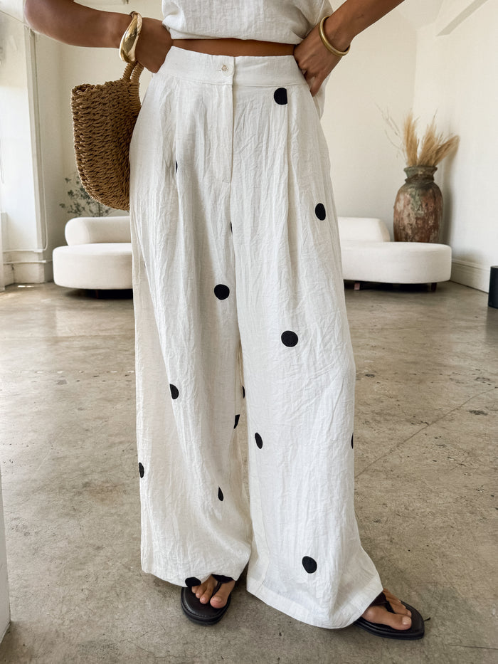 Ravelle Polka Dot Pants - Stitch And Feather