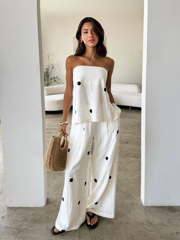 Ravelle Polka Dot Top - Stitch And Feather