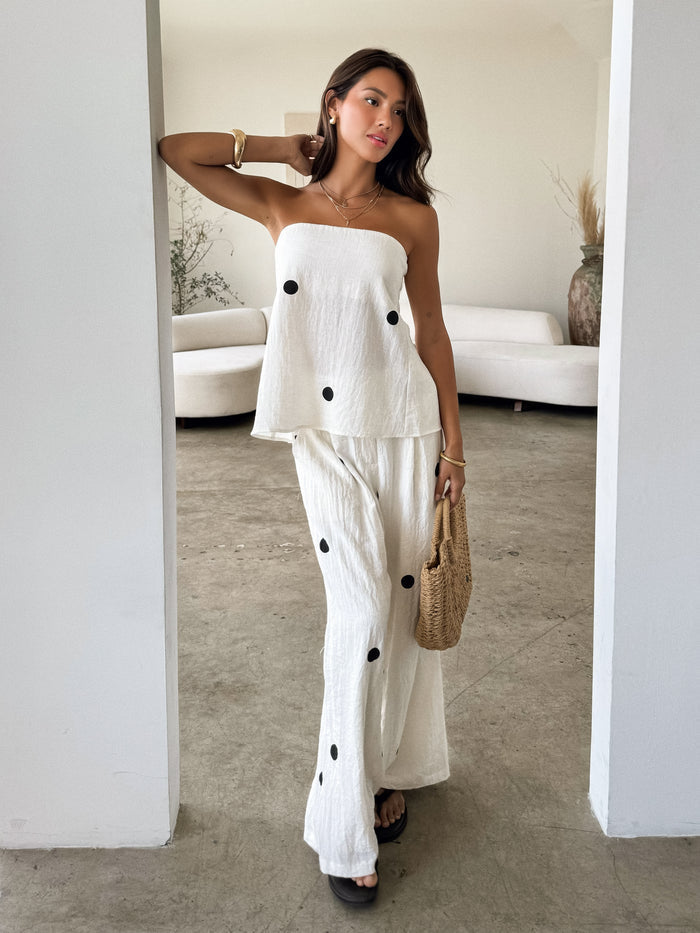 Ravelle Polka Dot Top - Stitch And Feather