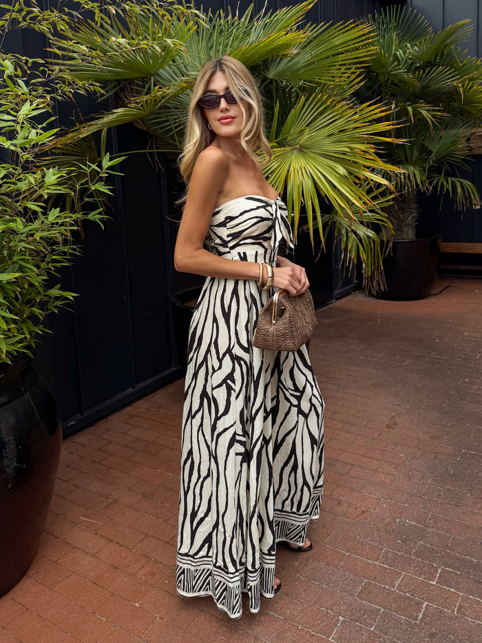 Raya Strapless Jumpsuit - Final Sale - Stitch And Feather