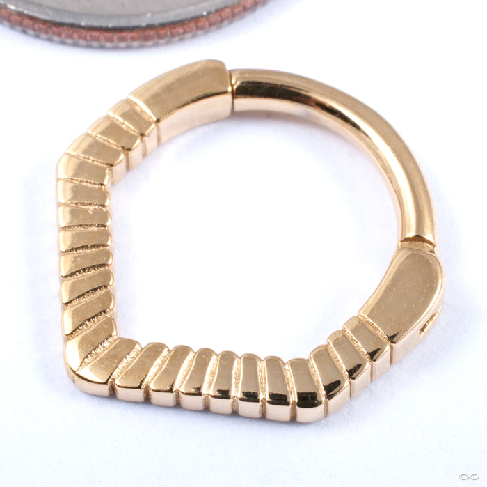 Reef Clicker from Tether Jewelry in yellow gold