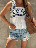 Regatta Crochet Eyelet Top - Stitch And Feather