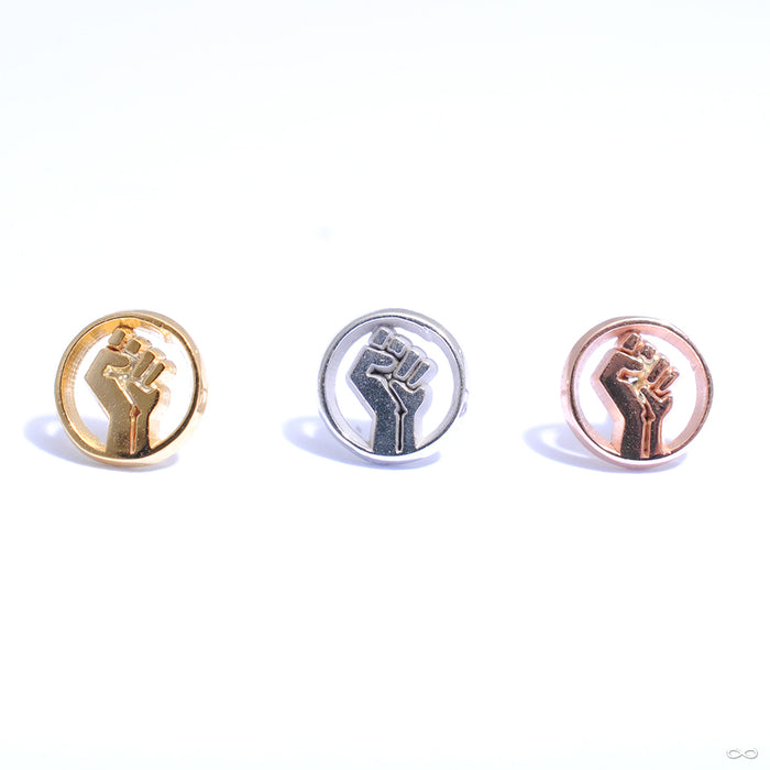 Resist Press-fit End in Gold from Quetzalli in assorted materials
