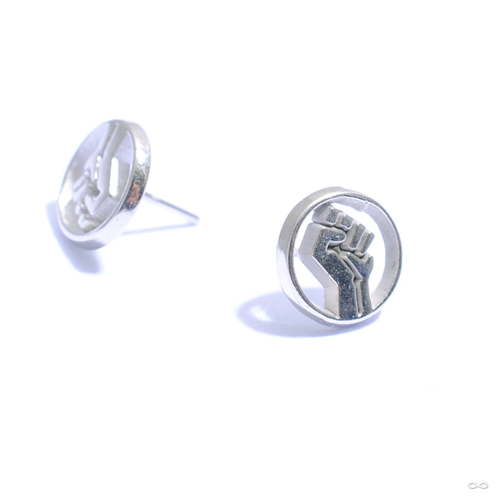 Resist Press-fit End in Gold from Quetzalli in white gold