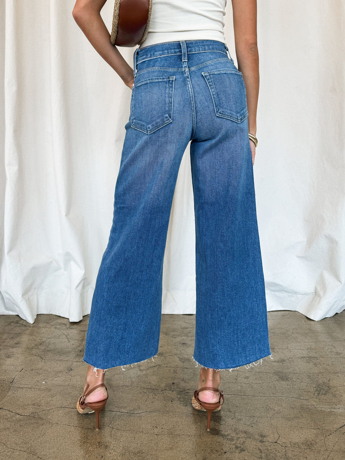 Rewind Wide Leg Jeans - Stitch And Feather