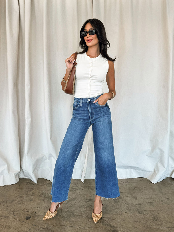 Rewind Wide Leg Jeans - Stitch And Feather